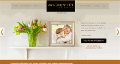 Desktop Screenshot of mcdevittlaw.net